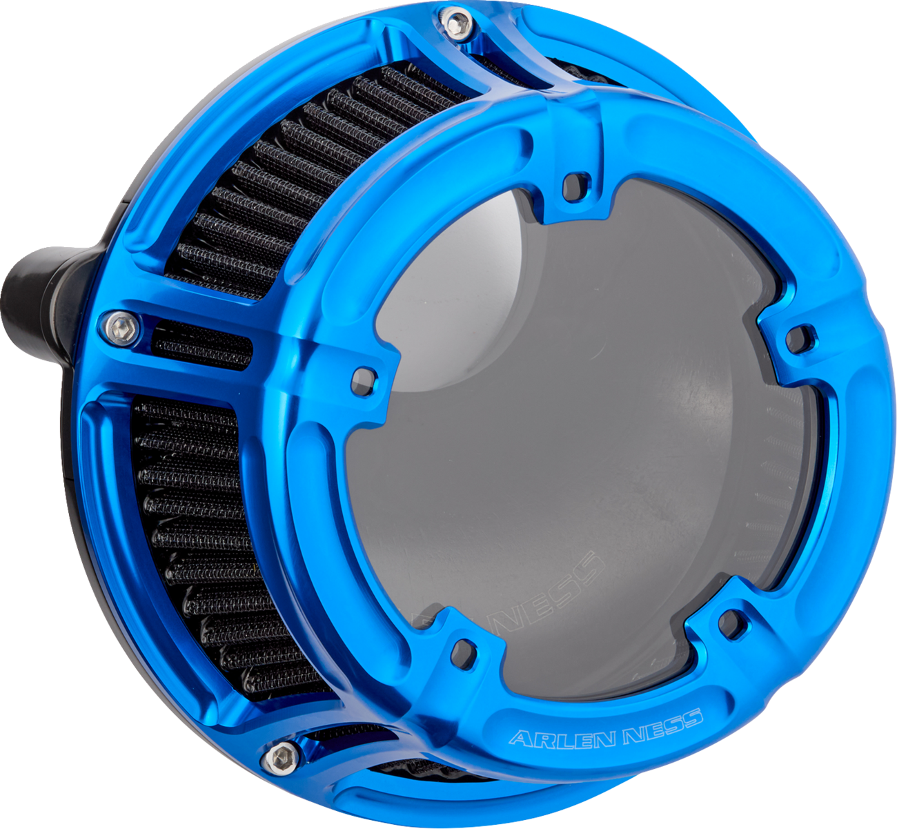 Arlen Ness Method™ Clear Series Air Cleaner - Blue (Part #600-239)