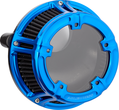 Arlen Ness Method™ Clear Series Air Cleaner - Blue (Part #600-239)