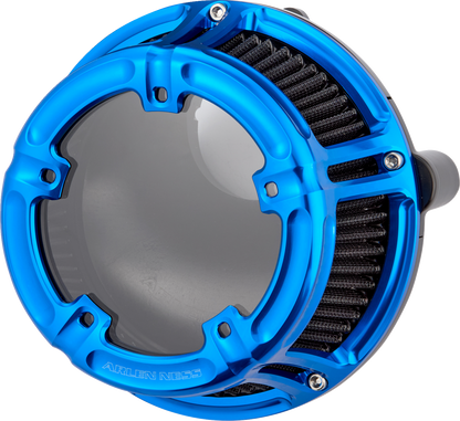 Arlen Ness Method™ Clear Series Air Cleaner - Blue (Part #600-239)
