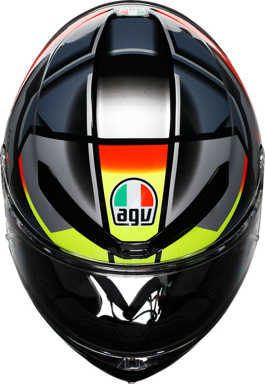 AGV K6 S Helmet - Erazer - Black/Red/Yellow Fluo - XL 2118395002-026-XL