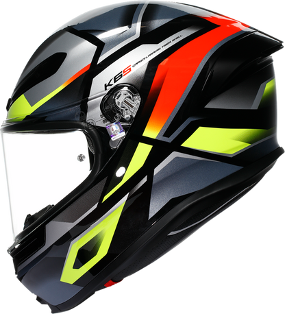 AGV K6 S Helmet - Erazer - Black/Red/Yellow Fluo - 2XL 2118395002-026-XXL