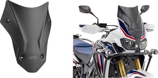 GIVI Windshield - Matte Black - CRF1000L D1144BO