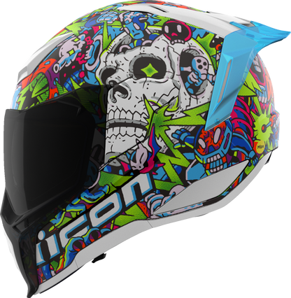 ICON Ultraflite Helmet - Doodle 3 - MIPS® - Blue - Large 0101-18064