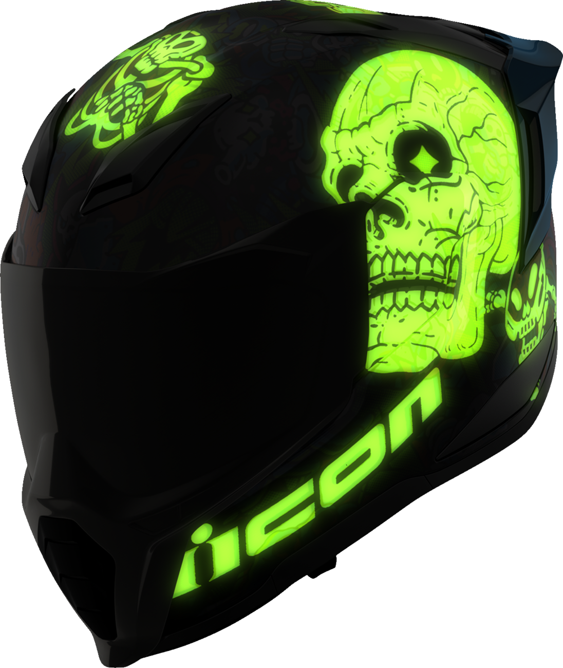 ICON Ultraflite Helmet - Doodle 3 - MIPS® - Blue - Large 0101-18064