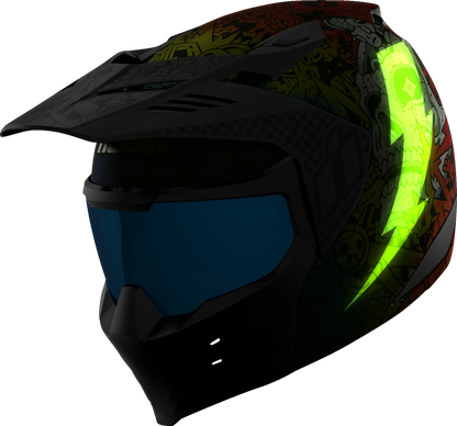 ICON Elsinore™ Helmet - Doodle 3 - White - Medium 0104-3439