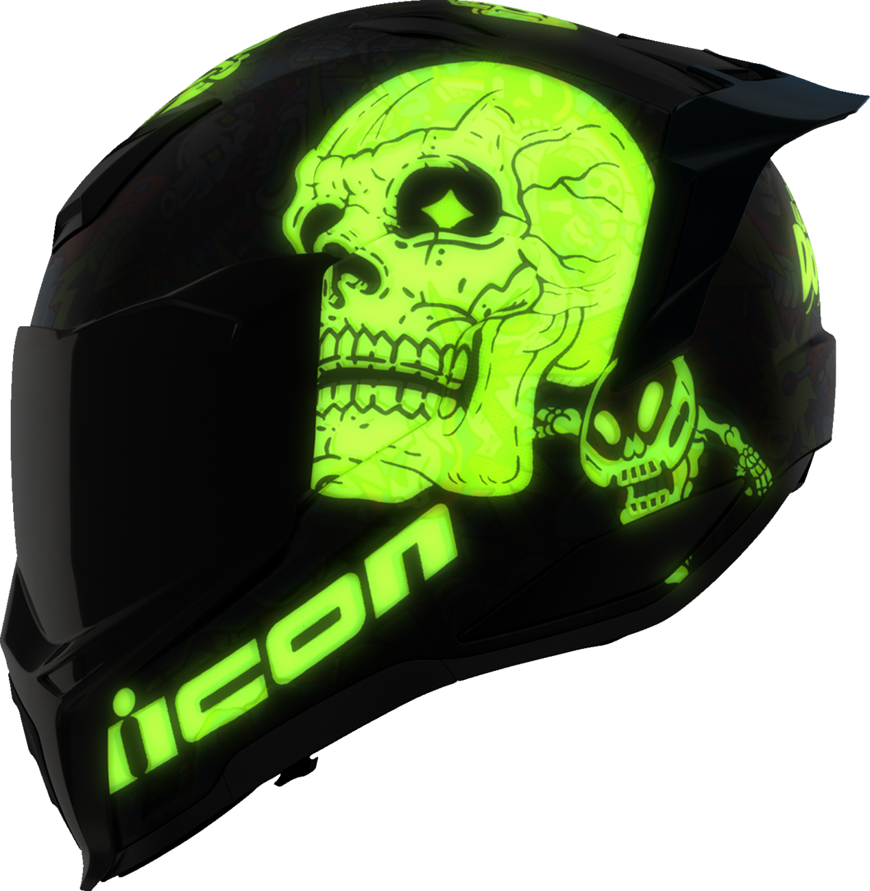 ICON Ultraflite Helmet - Doodle 3 - MIPS® - Blue - Large 0101-18064