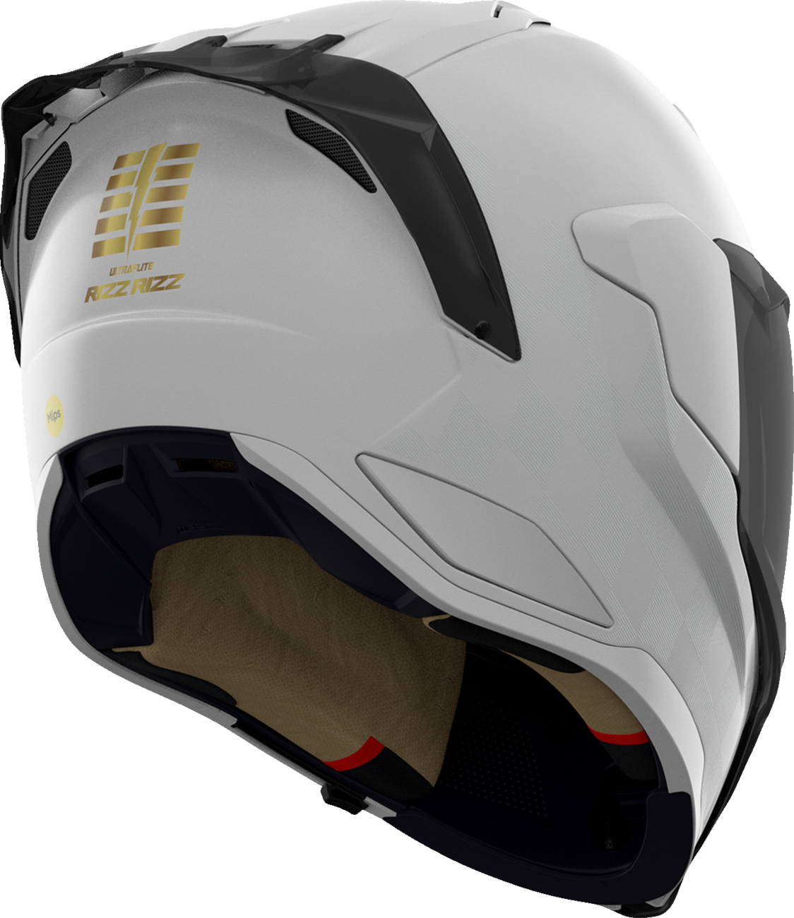 ICON Ultraflite Helmet - Rizz Rizz - MIPS® - White - Small 0101-17940
