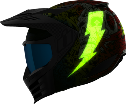 ICON Elsinore™ Helmet - Doodle 3 - White - Large 0104-3440