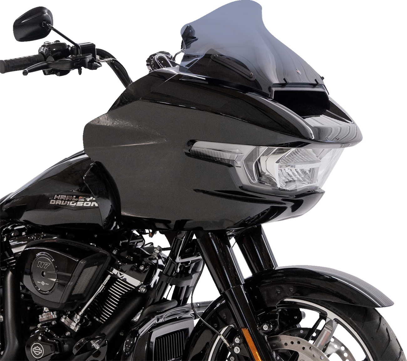 KLOCK WERKS Sport Flare® Windshield - 11" - Dark Smoke - FLTRX KWW-01-0735-DS