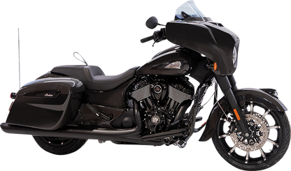 KLOCK WERKS Ice Flare® Windshield - 10" - Blue Ice - '14-'26 Indian KWW-04-0635