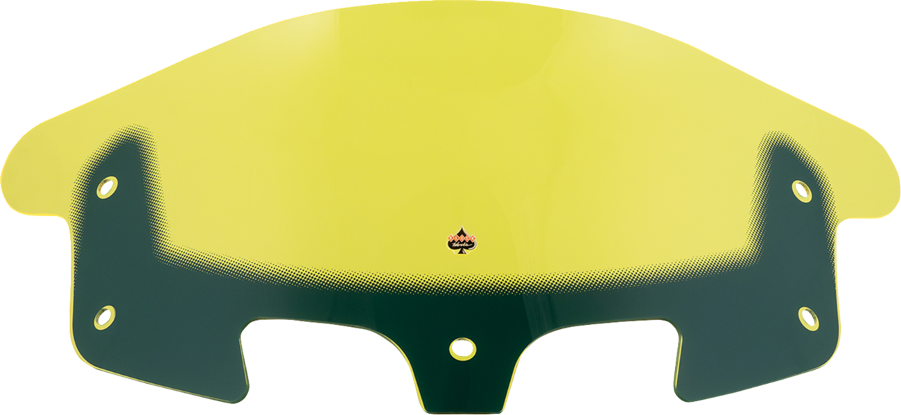 KLOCK WERKS Ice Flare® Windshield - 10" - Yellow Ice - '14-'26 Indian KWW-04-0633