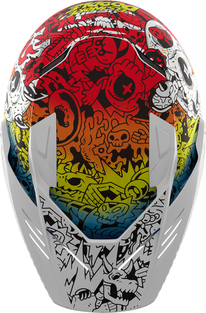 ICON Elsinore™ Helmet - Doodle 3 - White - 2XL 0104-3442