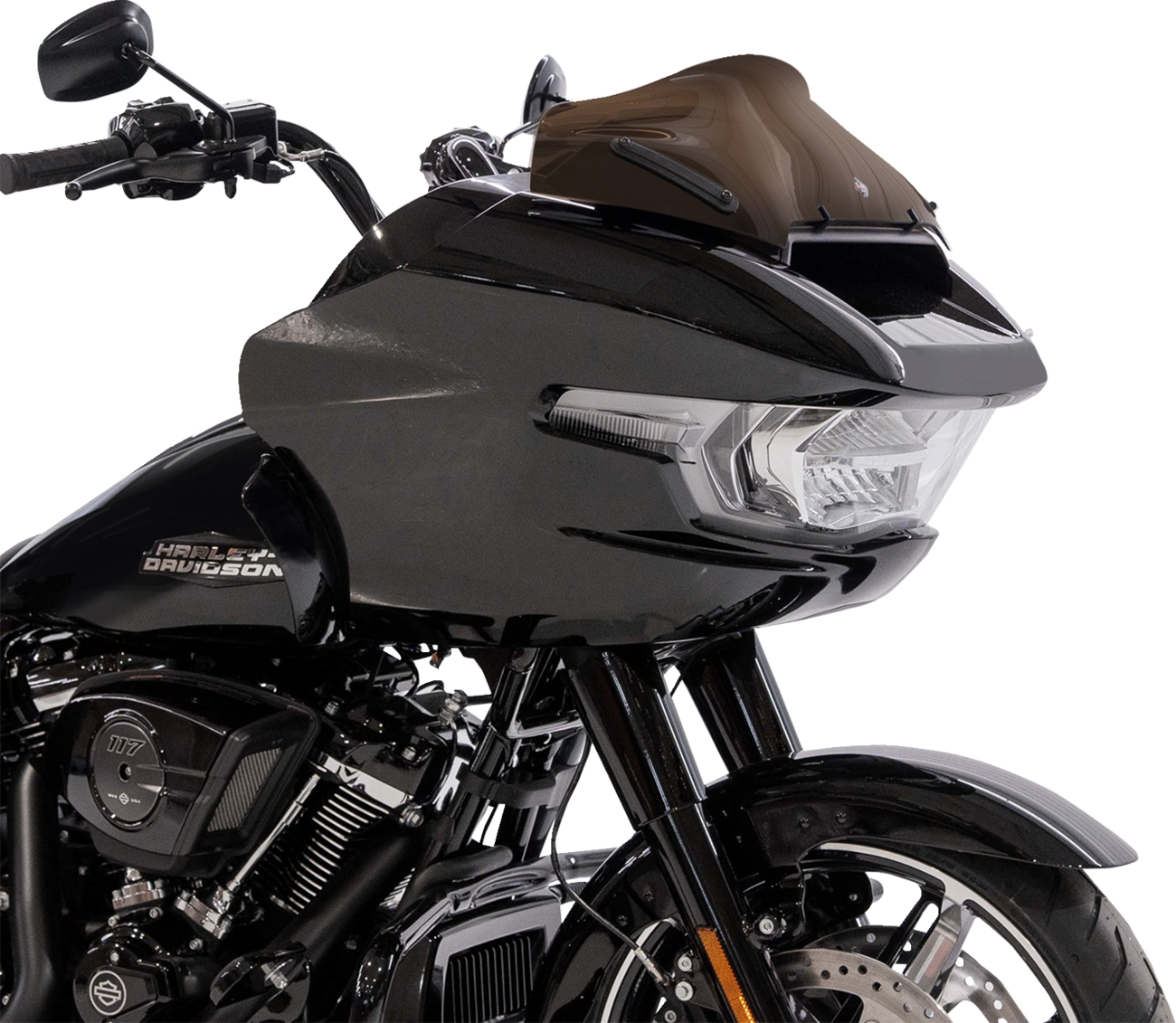 KLOCK WERKS Kolor Flare® Windshield - 8" - Bronze - '23-'25 FLTRX KWW-01-0761