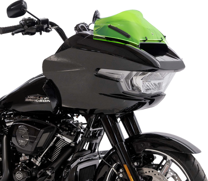 KLOCK WERKS Ice Flare® Windshield - 8" - Green Ice - '23-'25 FLTRX KWW-01-0753