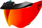 ICON MotoShield™ Shield - Domain™ - Calypso Red 0130-1328