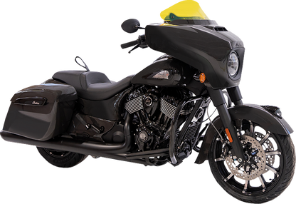KLOCK WERKS Ice Flare® Windshield - 10" - Yellow Ice - '14-'26 Indian KWW-04-0633