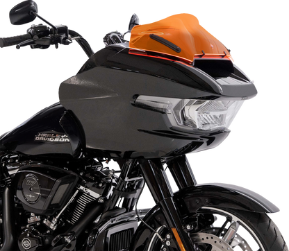 KLOCK WERKS Ice Flare® Windshield - 8" - Orange Ice - '23-'25 FLTRX KWW-01-0751