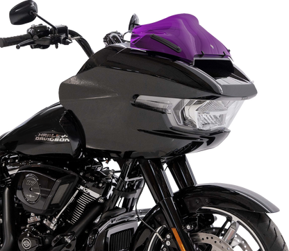KLOCK WERKS Kolor Flare® Windshield - 8" - Purple - '23-'25 FLTRX KWW-01-0760