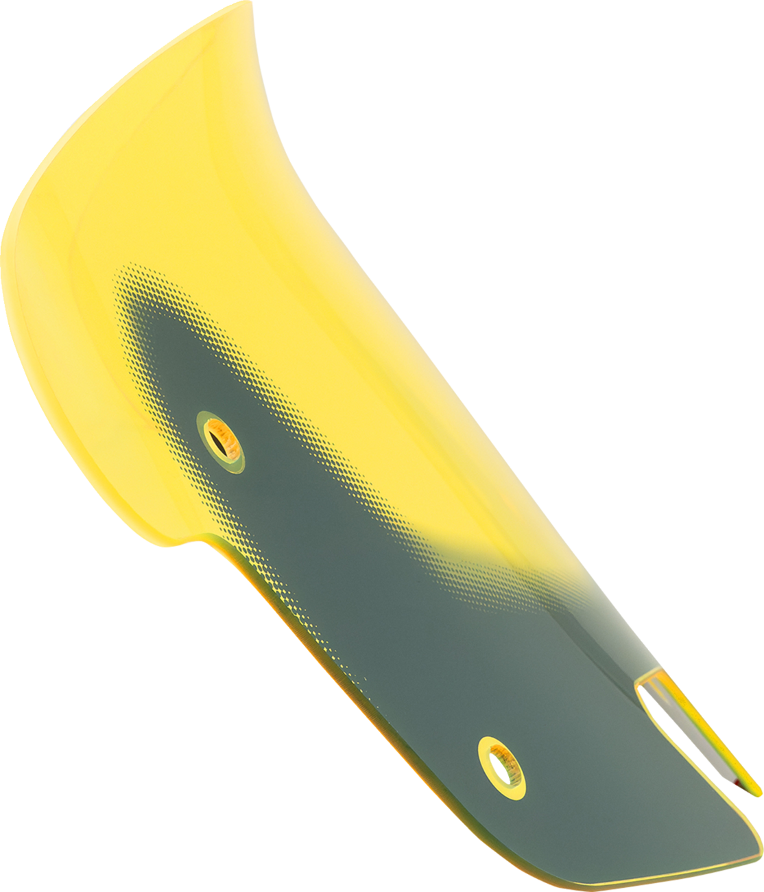 KLOCK WERKS Ice Flare® Windshield - 10" - Yellow Ice - '14-'26 Indian KWW-04-0633