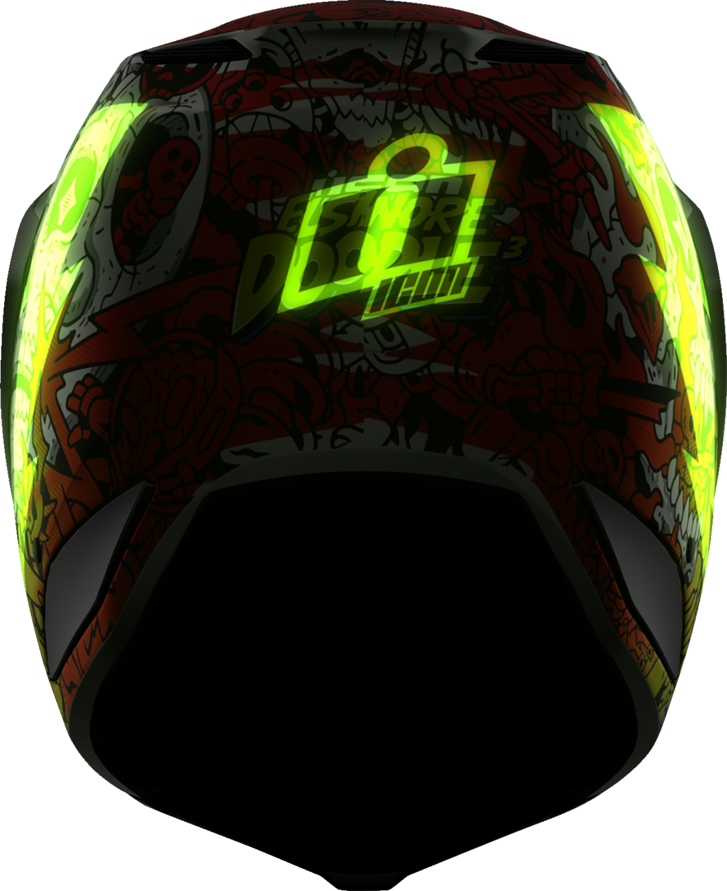 ICON Elsinore™ Helmet - Doodle 3 - White - 2XL 0104-3442