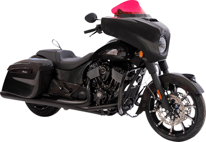 KLOCK WERKS Ice Flare® Windshield - 10" - Pink Ice - '14-'26 Indian KWW-04-0631