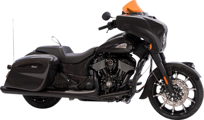 KLOCK WERKS Ice Flare® Windshield - 10" - Orange Ice - '14-'26 Indian KWW-04-0632