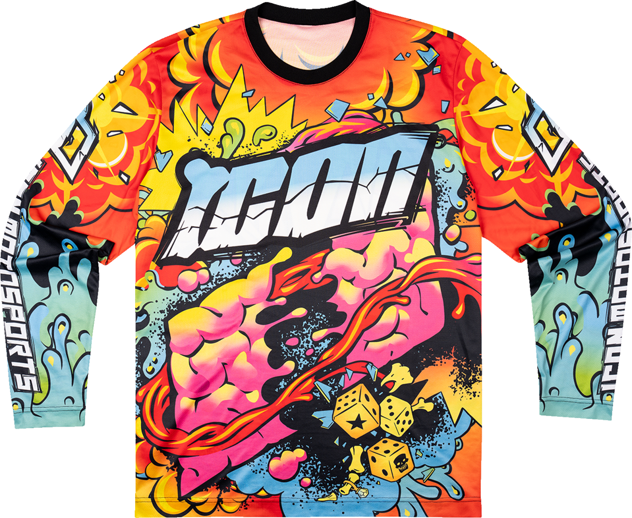 ICON Scatterbrain Jersey - Black - Medium 2824-0111