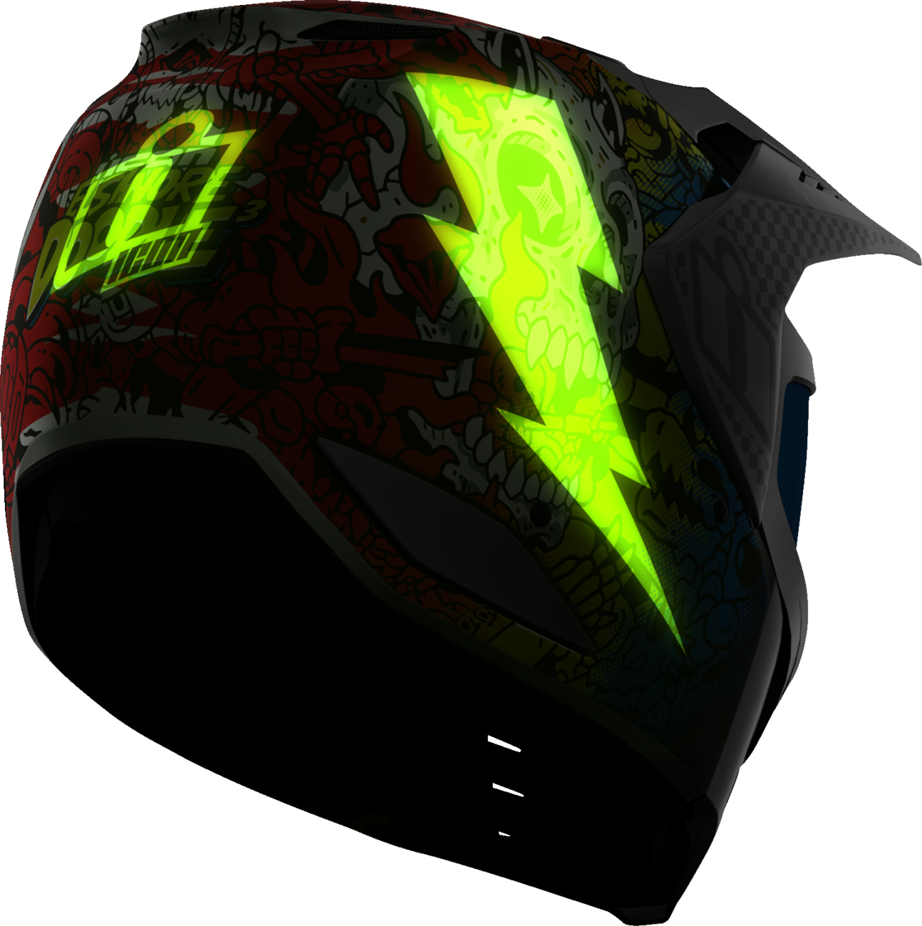 ICON Elsinore™ Helmet - Doodle 3 - White - Small 0104-3438