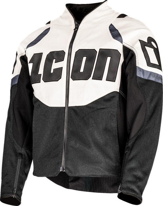 ICON Contra3™ Jacket - White/Black - Medium 2820-7045