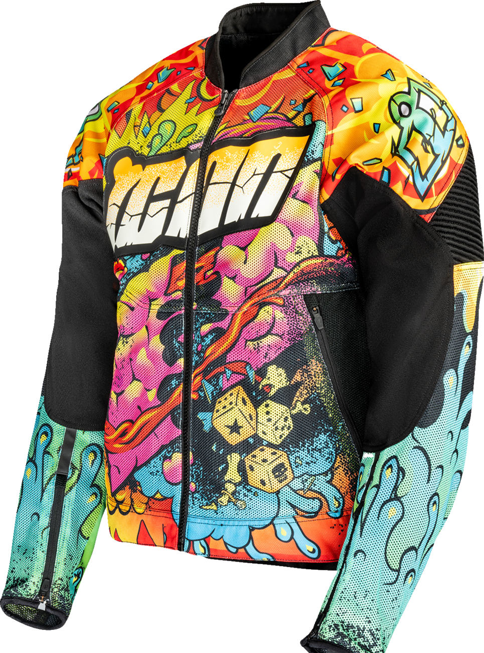 ICON Overlord3™ Scatterbrain Mesh Jacket - Black - Large 2820-7076