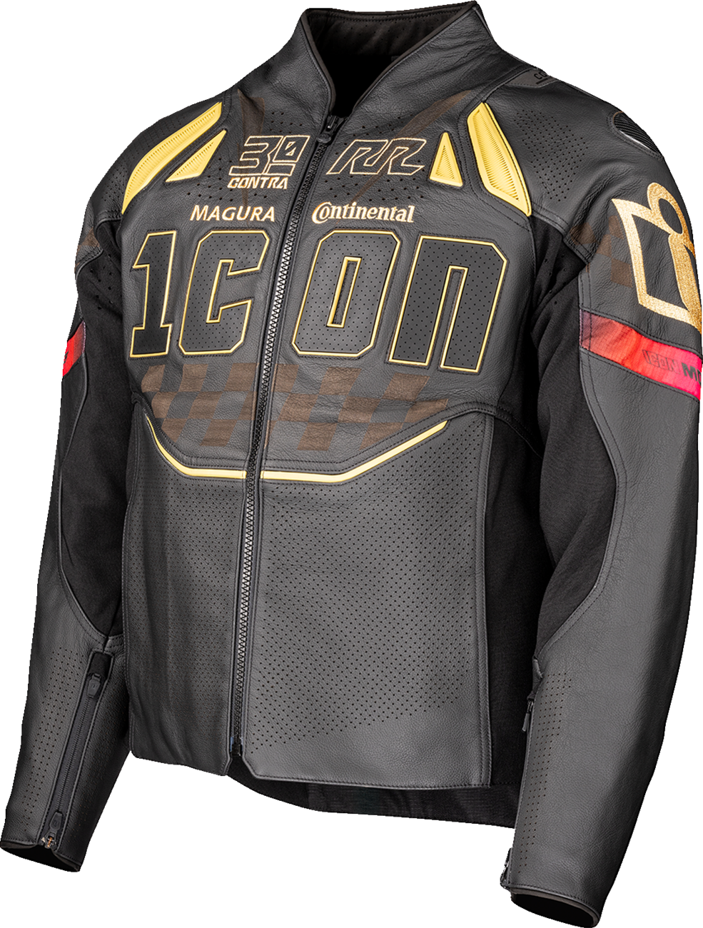 ICON Contra3™ Rizz Rizz Jacket - Black - Large 2810-4290