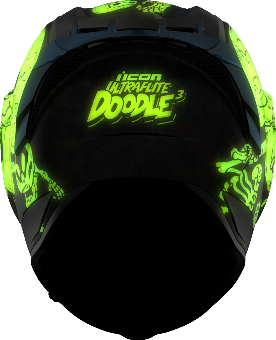 ICON Ultraflite Helmet - Doodle 3 - MIPS® - Blue - Small 0101-17979