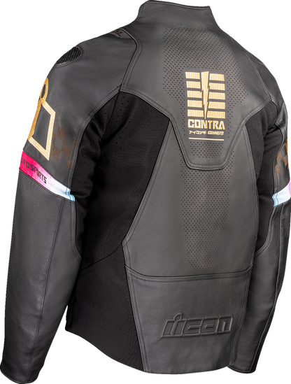 ICON Contra3™ Rizz Rizz Jacket - Black - Small 2810-4288