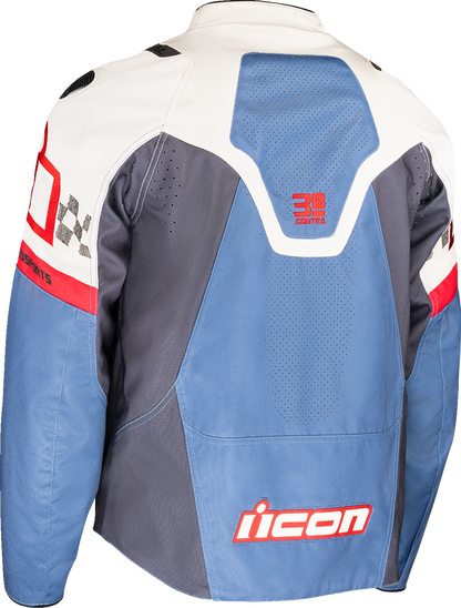 ICON Contra3™ Hero Jacket - Blue - 3XL 2820-7061