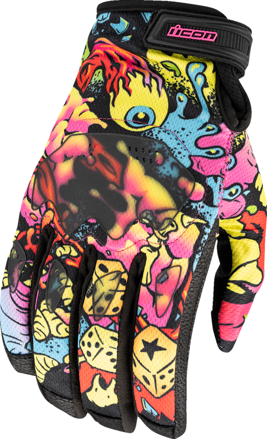 ICON Hooligan™ Scatterbrain Gloves - Small 3301-5115