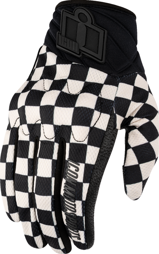 ICON Women's Anthem3™ CX Gloves - Checker - 2XL 3302-1010