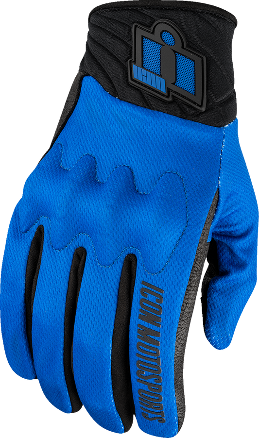 ICON Anthem3™ Gloves - Blue - Small 3301-4875