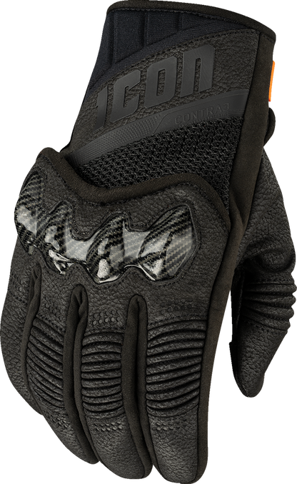 ICON Contra3™ Gloves - Black - Large 3301-4883