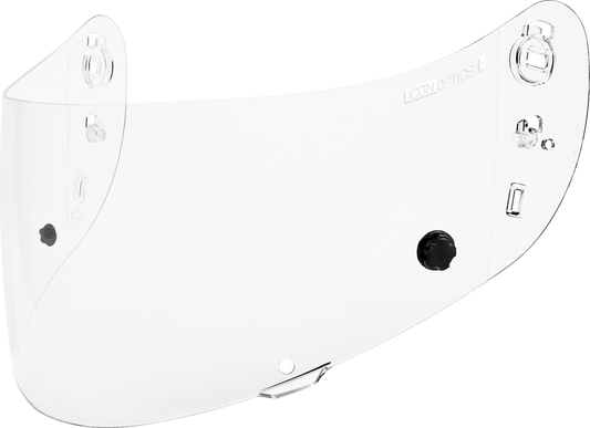 ICON Tracshield Shield - Airframe Pro/Airform/Airmada - Pinlock® Prepared - 22.06 - Clear 0130-1407