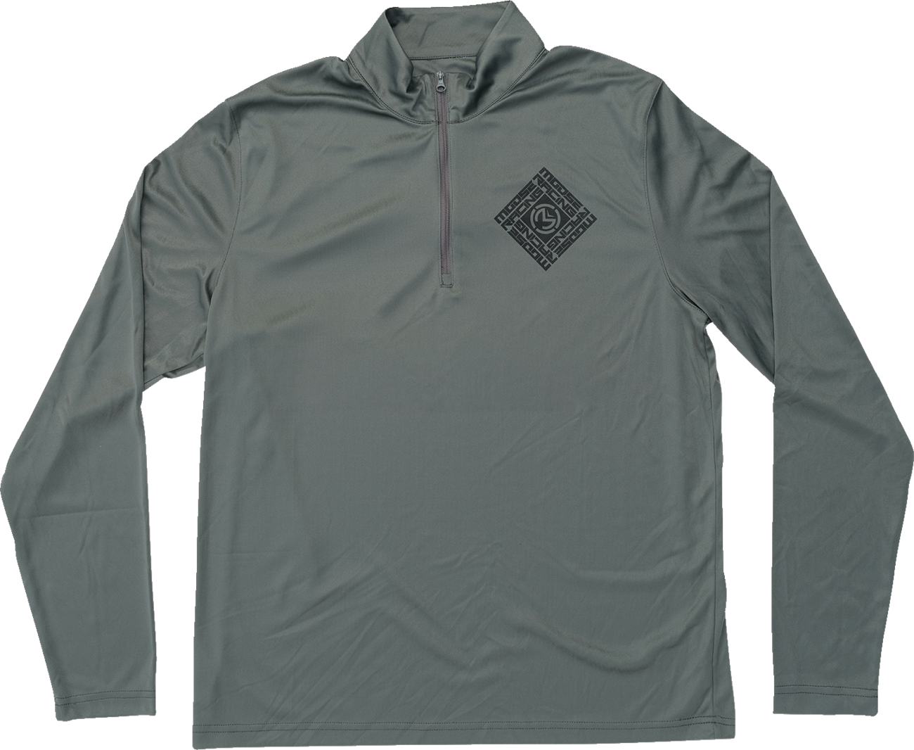 MOOSE OFFROAD Spin Sync Quarter Zip Pullover - Gray - 2XL 3050-6973