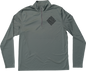 MOOSE OFFROAD Spin Sync Quarter Zip Pullover - Gray - 2XL 3050-6973