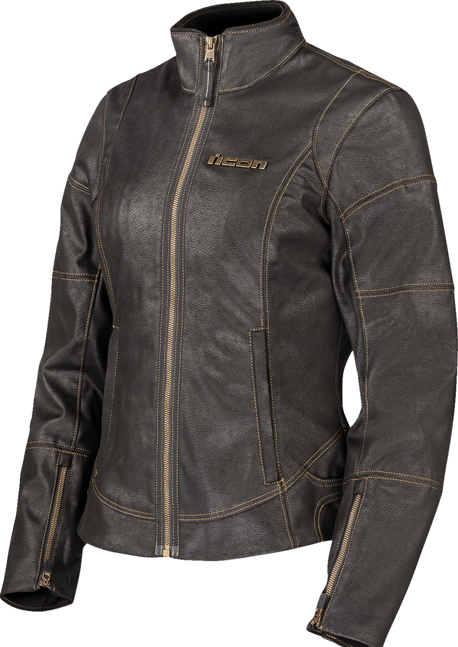 ICON Women's Tuscadero3™ Jacket - Black - Large 28221772