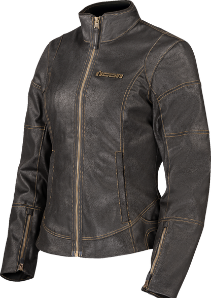 ICON Women's Tuscadero3™ Jacket - Black - Medium 2822-1771