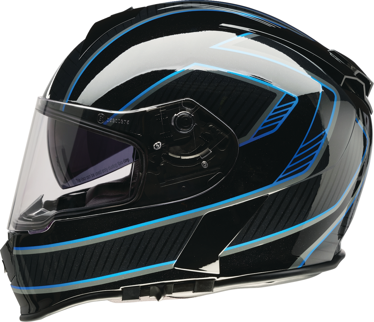 Z1R Warrant Helmet - Amplify - Black/Blue - Medium 0101-17887