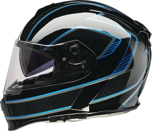 Z1R Warrant Helmet - Amplify - Black/Blue - Large 0101-17888