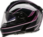 Z1R Warrant Helmet - Amplify - Black/Pink - Small 0101-17905