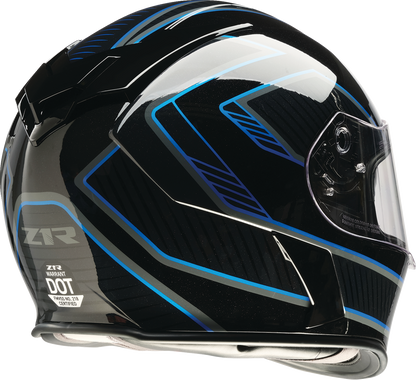 Z1R Warrant Helmet - Amplify - Black/Blue - Small 0101-17886
