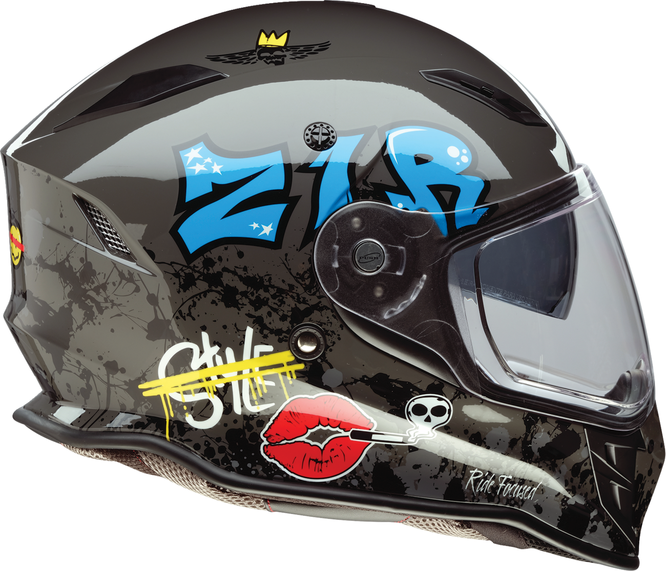 Z1R Nemesis Helmet - Distro - Gray - XS 0101-17857