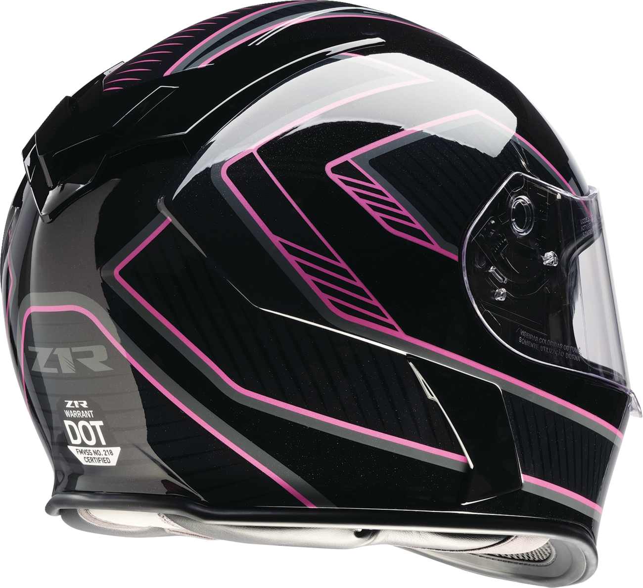 Z1R Warrant Helmet - Amplify - Black/Pink - Small 0101-17905