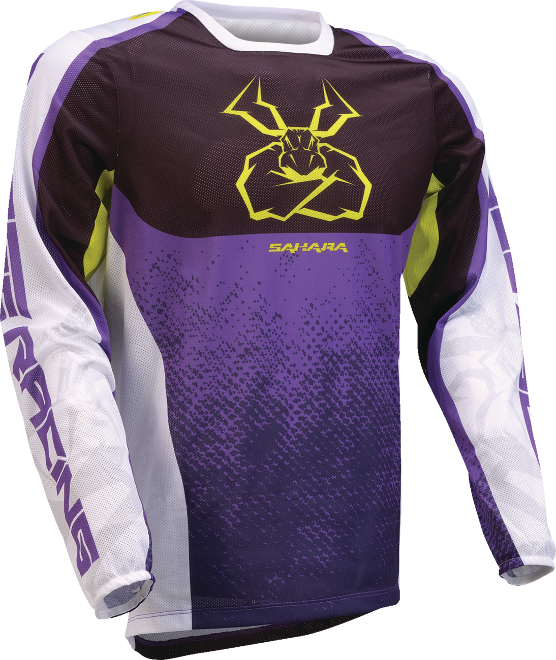 MOOSE OFFROAD Sahara Jersey - Purple/Hi-Viz - Small 2910-8346